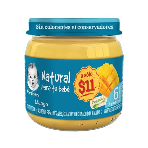 Gerber 2a etapa papilla frutas mango 100g
