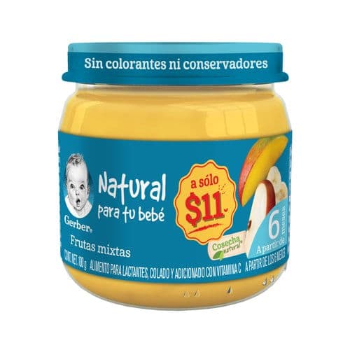 Gerber 2a etapa papilla frutas mixtas 100g