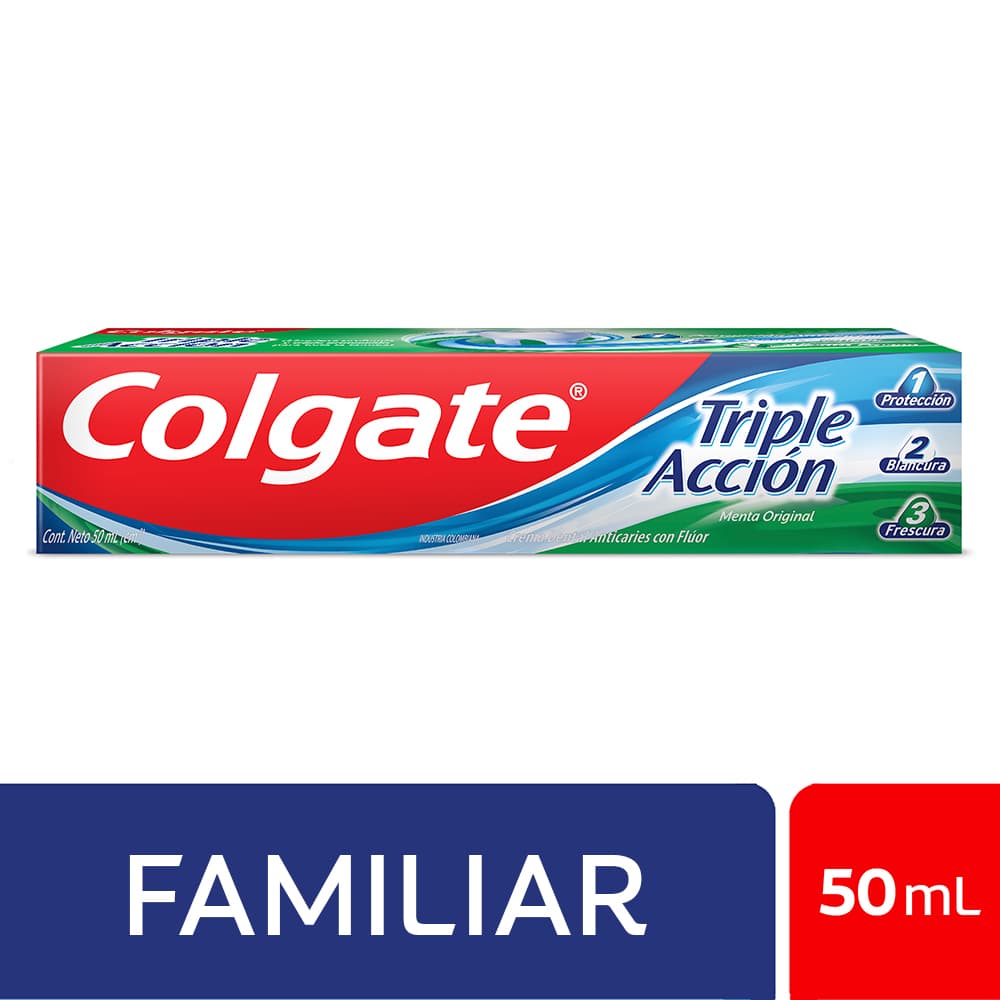 CREMA DENTAL COLGATE TRIPLE ACCION *50ML