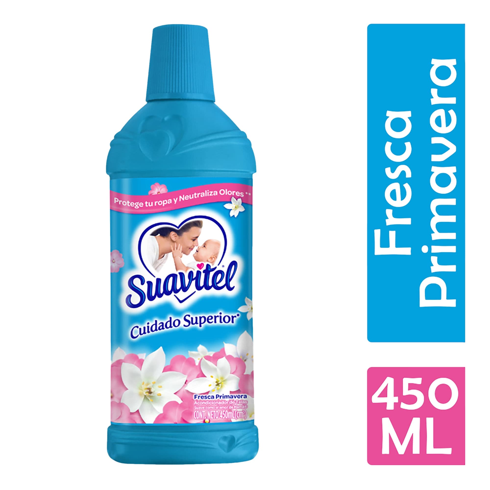 Suavitel acondicionador de telas fresca primavera 450 ml
