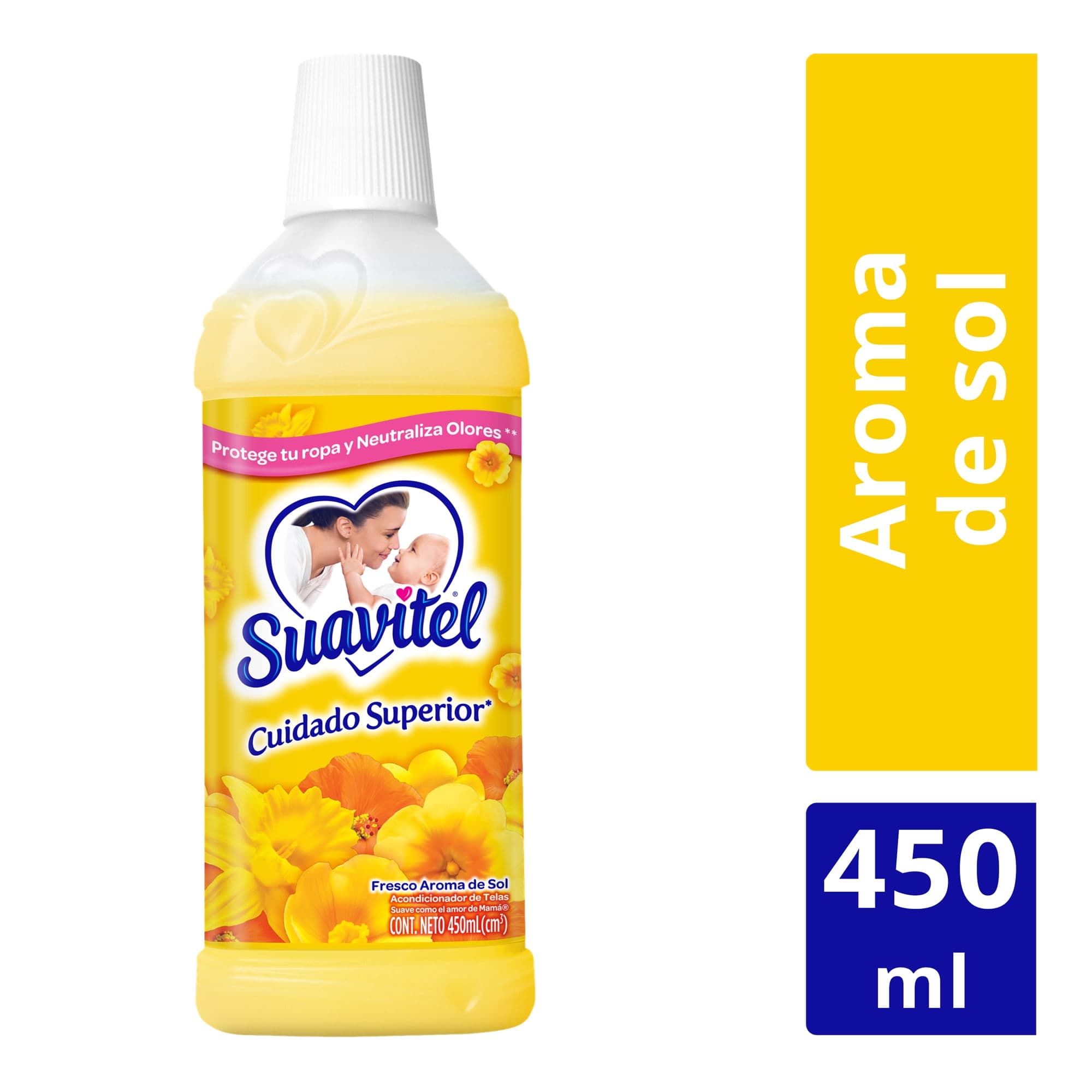 Suavitel acondicionador de telas fresco aroma SOL 450 ml