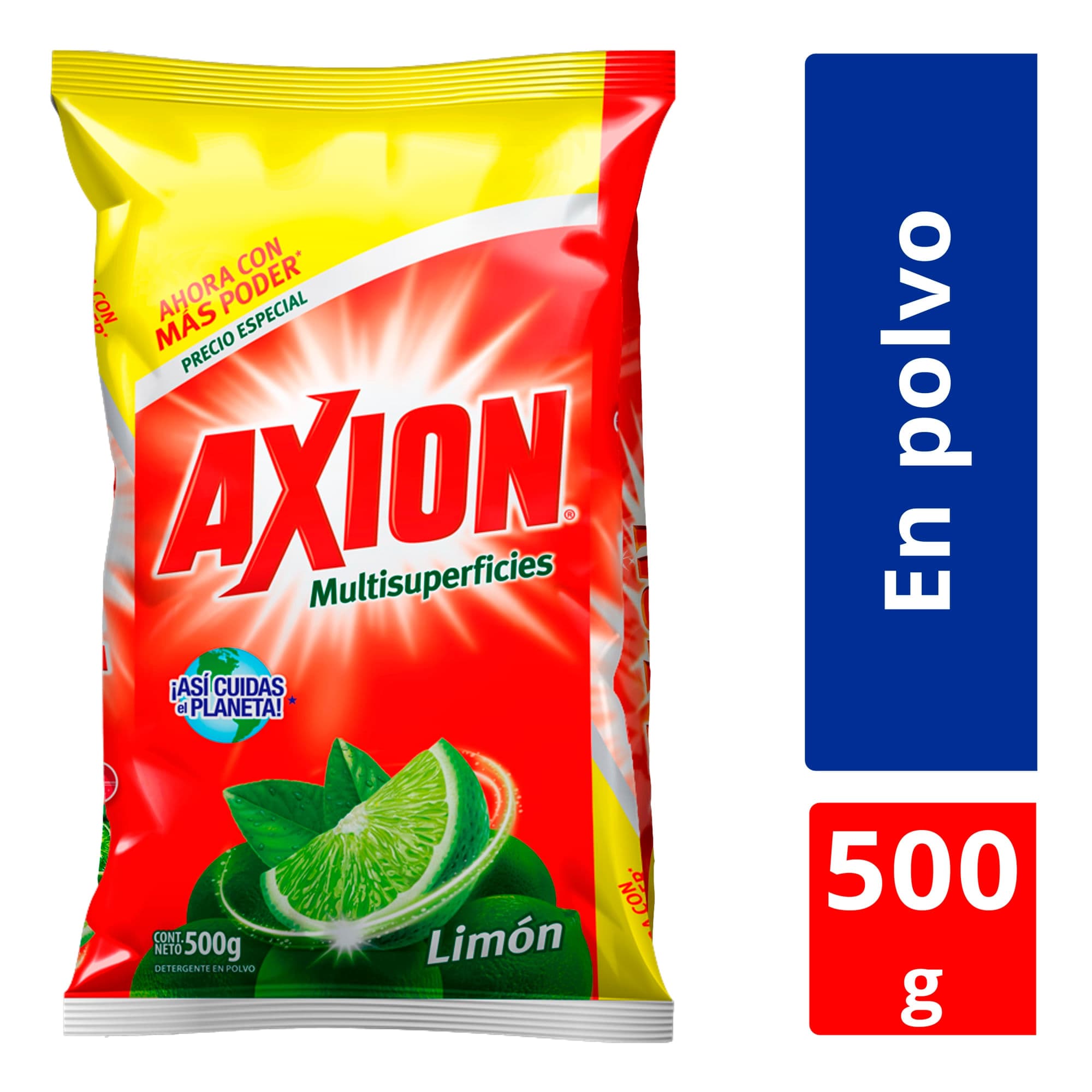Detergente lavatrastes AXION limon 500 g