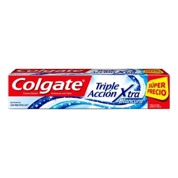 Colgate crema dental triple accio extra blancura 50 ml