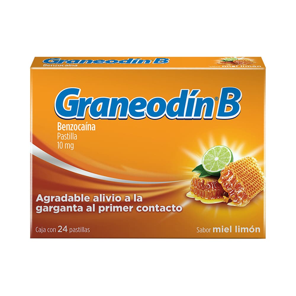 Grsaneodin B Miel/limón 24 Tabletas