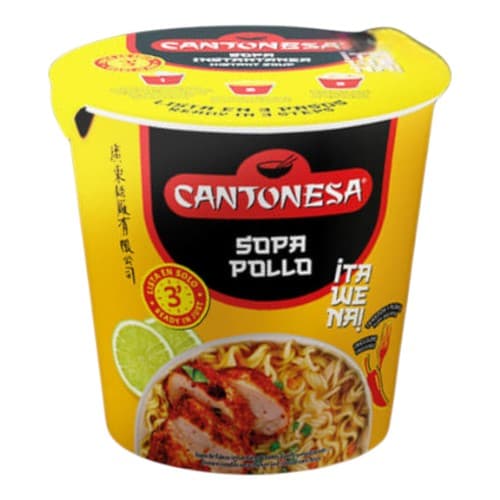 Cantonesa Sopa Pollo Vaso 65Gr