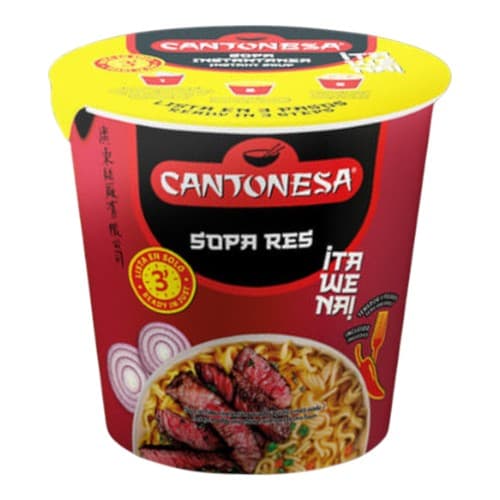 Cantonesa Sopa Res Vaso 65Gr