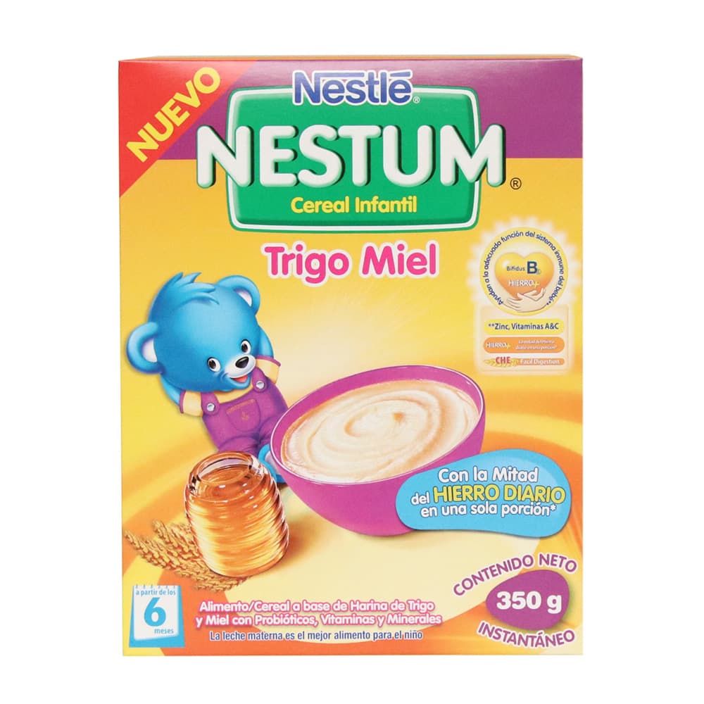 Cereal Infantil Nestum Trigo Miel 350 grs