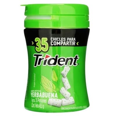 Chicle Trident Sabor Yerbabuena 45.5G
