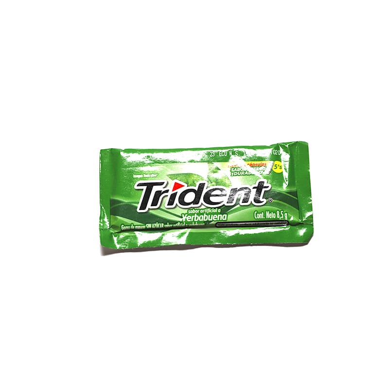 TRIDENT GOMA DE MASCAR YERBABUENA 6 UD