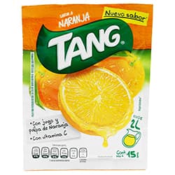 Concentrado en Polvo Tang Sabor Naranja 15 Gramos
