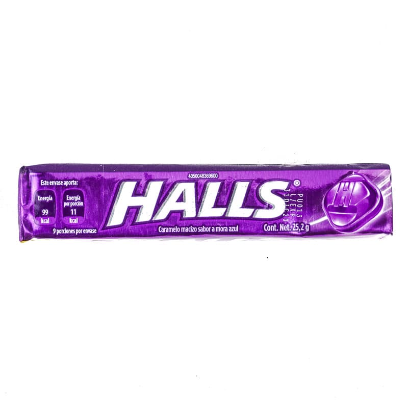 Pastillas Mora Azul Halls 9U