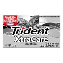 TRIDENT XTC 10S MENTA FUERTE 13.6G