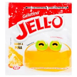 Jello-O Sabor Piña Gelatina de Agua en Polvo 25 gr