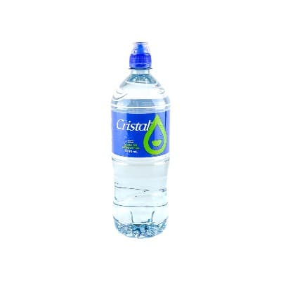 CRISTAL AGUA BOTELLA C-CHUPON 1 LITRO