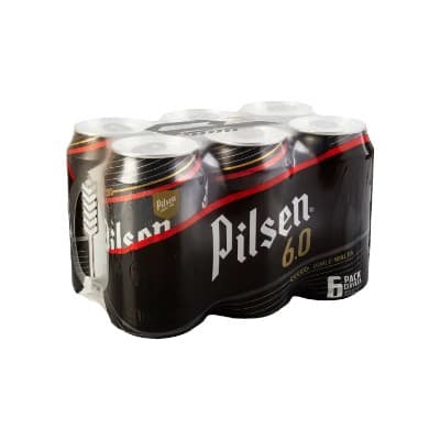 PILSEN 6,0 CERVEZA LATA 350 ML SIX PACK