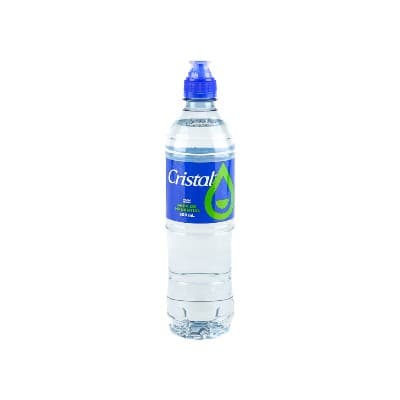 CRISTAL AGUA BOTELLA C-CHUPON 600 ML