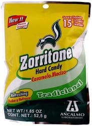 Caramelo zorritone bolsa c/15 caramelos