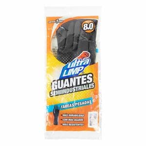 GUANTE ULTRA LIMP NEG T8