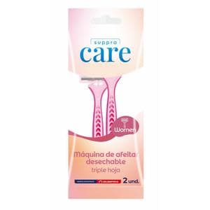 MAQ AFEIT SUPPRA CARE WOMEN X2un