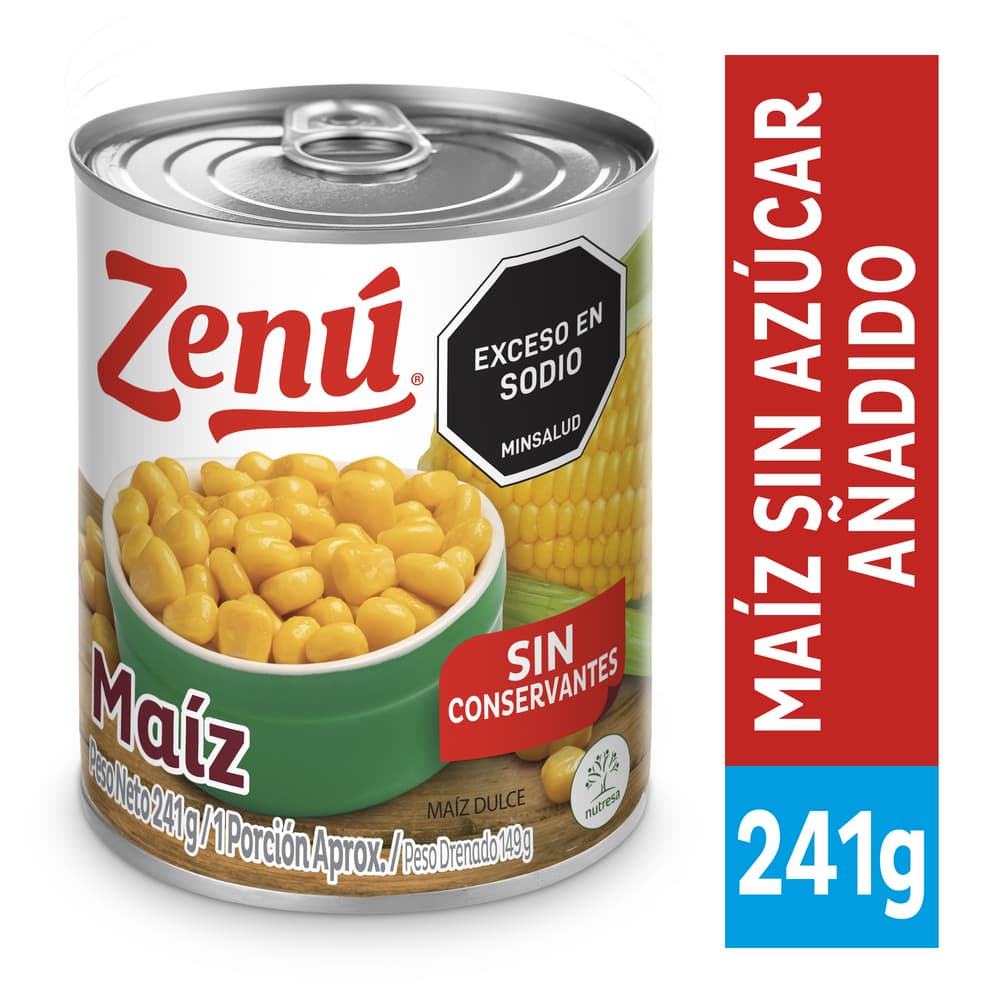 Maiz Zenu Dulce 241 grs