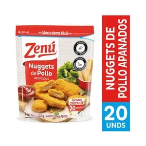 NUGGETS POLLO APANADO ZENU * 320GR
