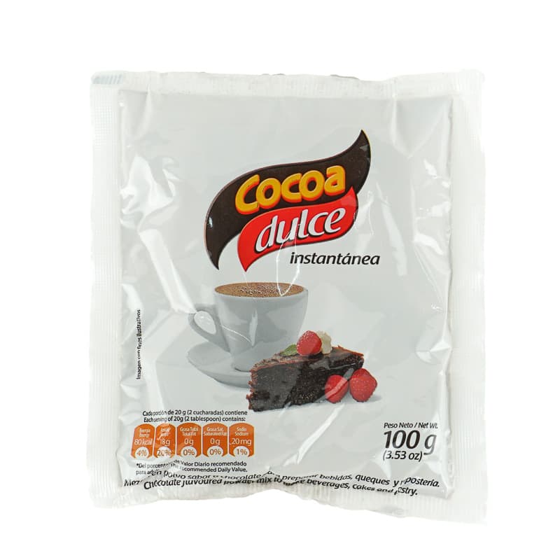 COCOA DULCE PAQ 100 GR