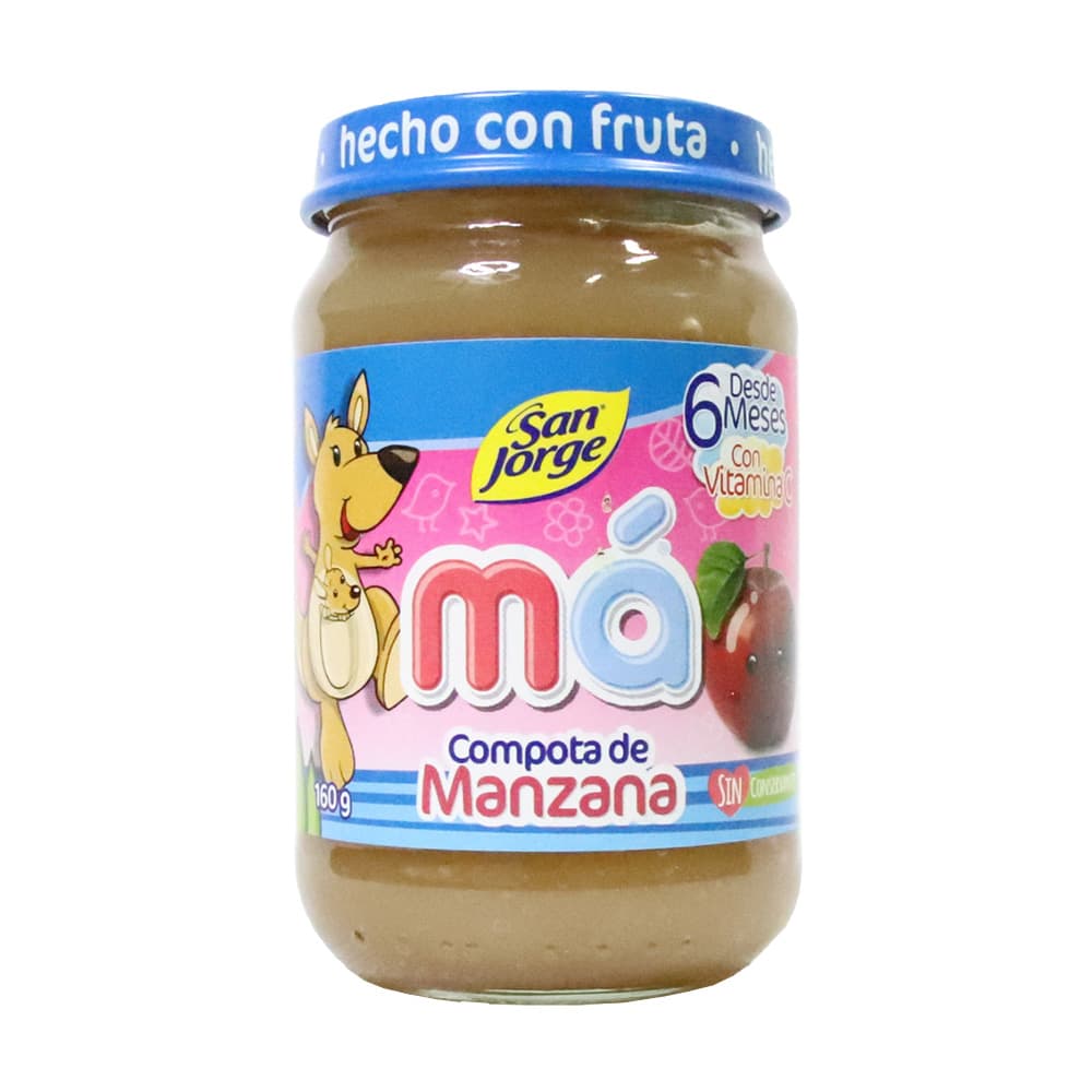 Compota San Jorge Sabor Manzana x160g.