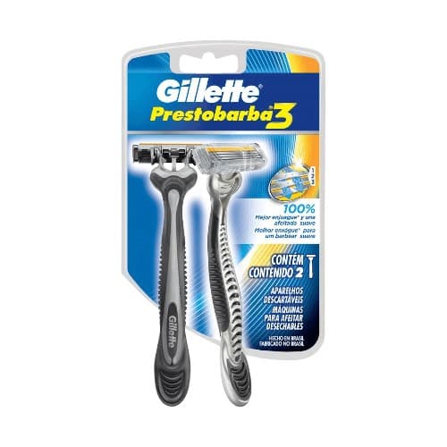 Gillette prestobarba 3 base 2 pack
