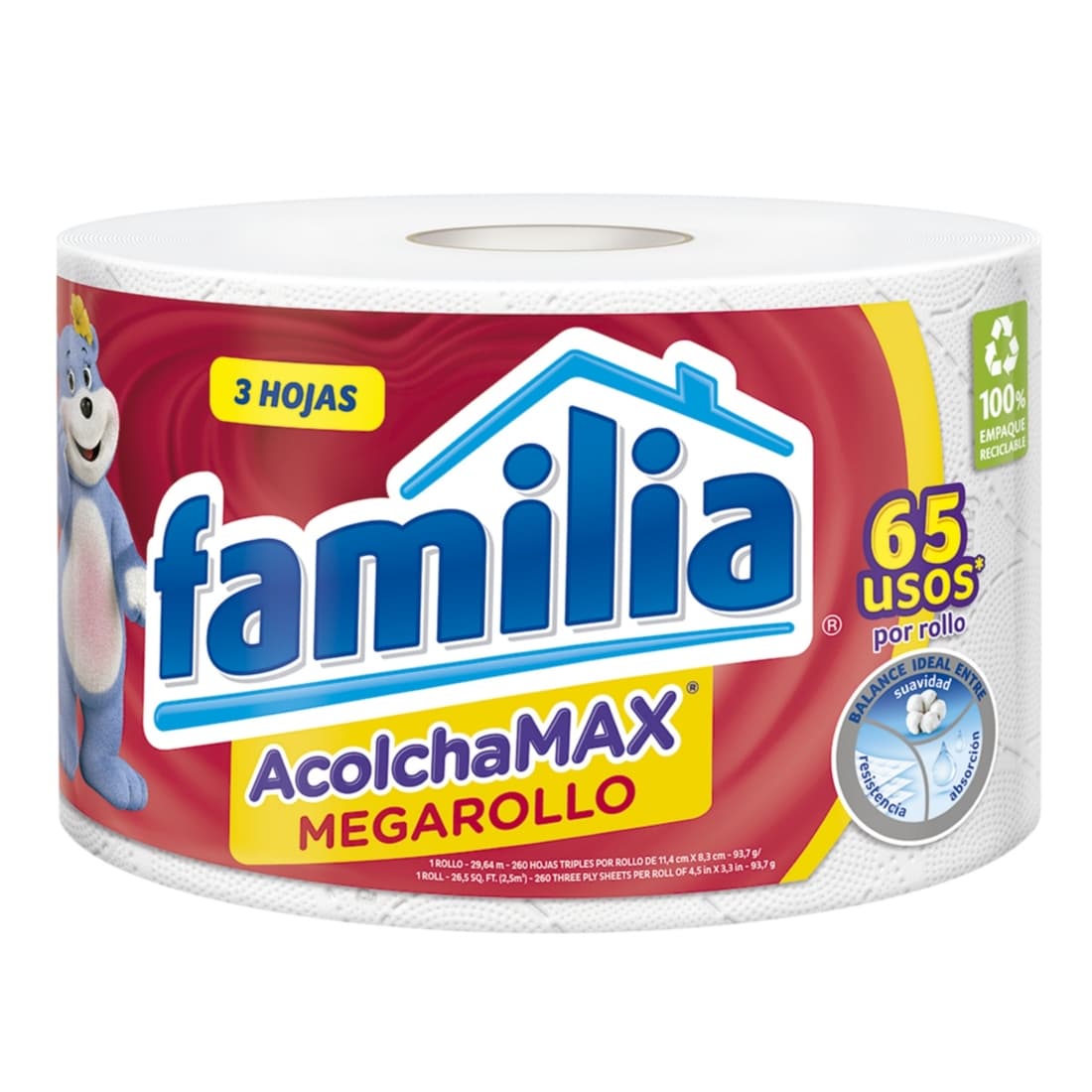 PAP.HIG.ACMAX MEGA *1 ROLLO