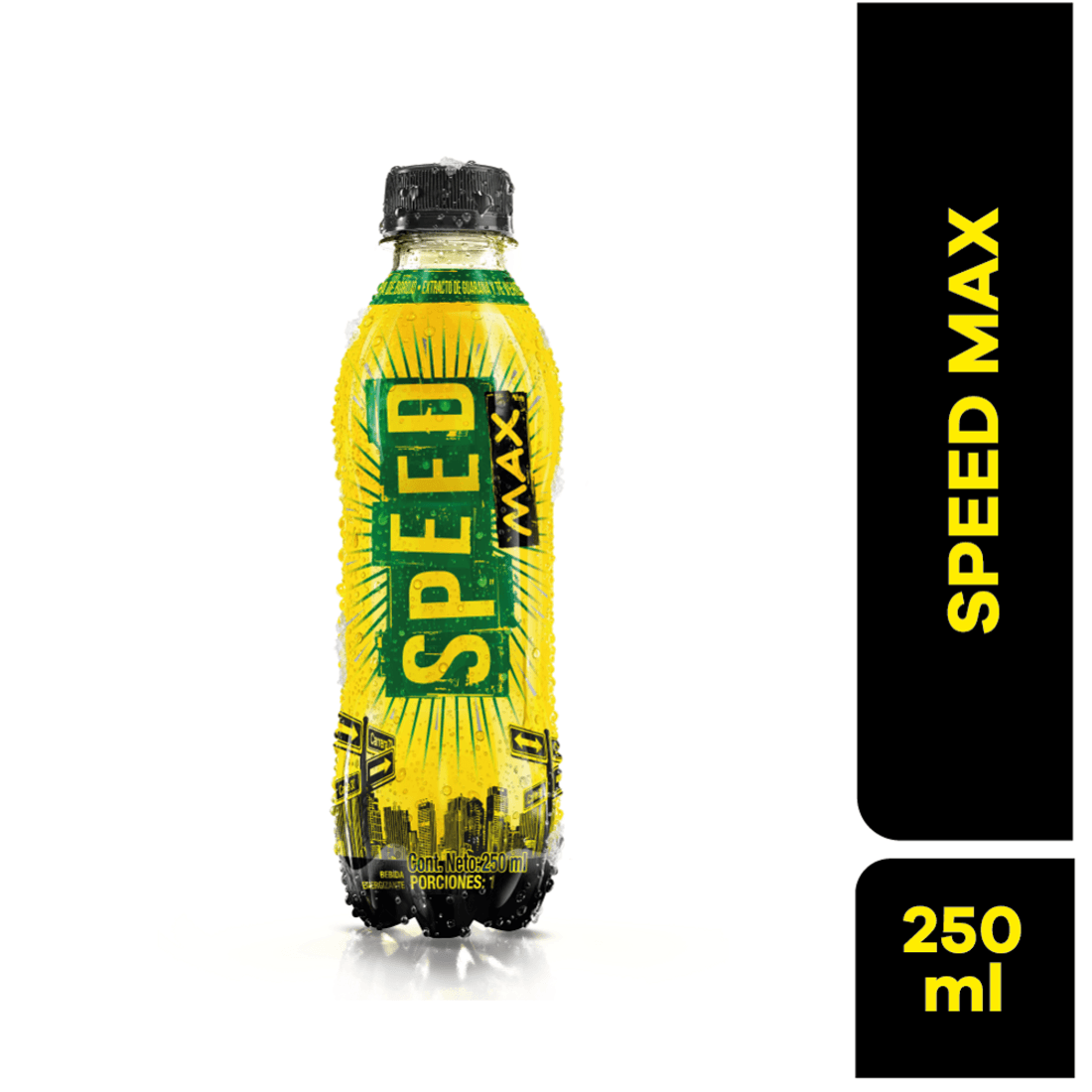 Bebida cola Speed Max frutos rojos botella x250mL