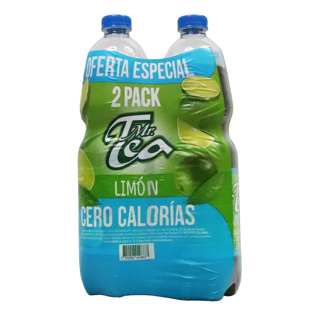 Bebida Mr Tea cero calorías sin azúcar surtido x2 und x1.5L c-u