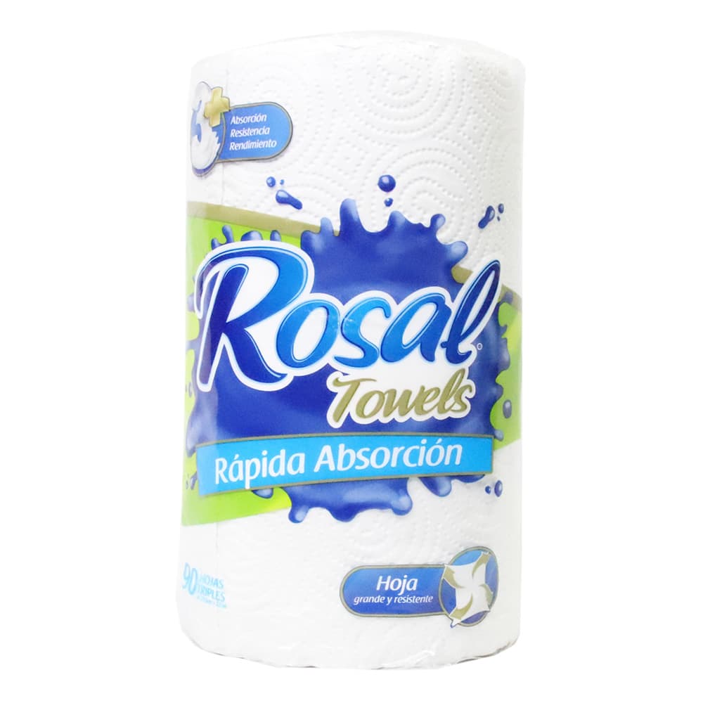 Toalla de Cocina Rosal Plus Ultra absorbente x90 hojas x1 rollo