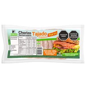 Chorizo Colanta santarrosano tajado x9und x225g