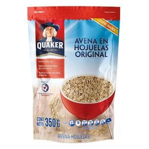 Avena Quaker hojuelas doypack x350g