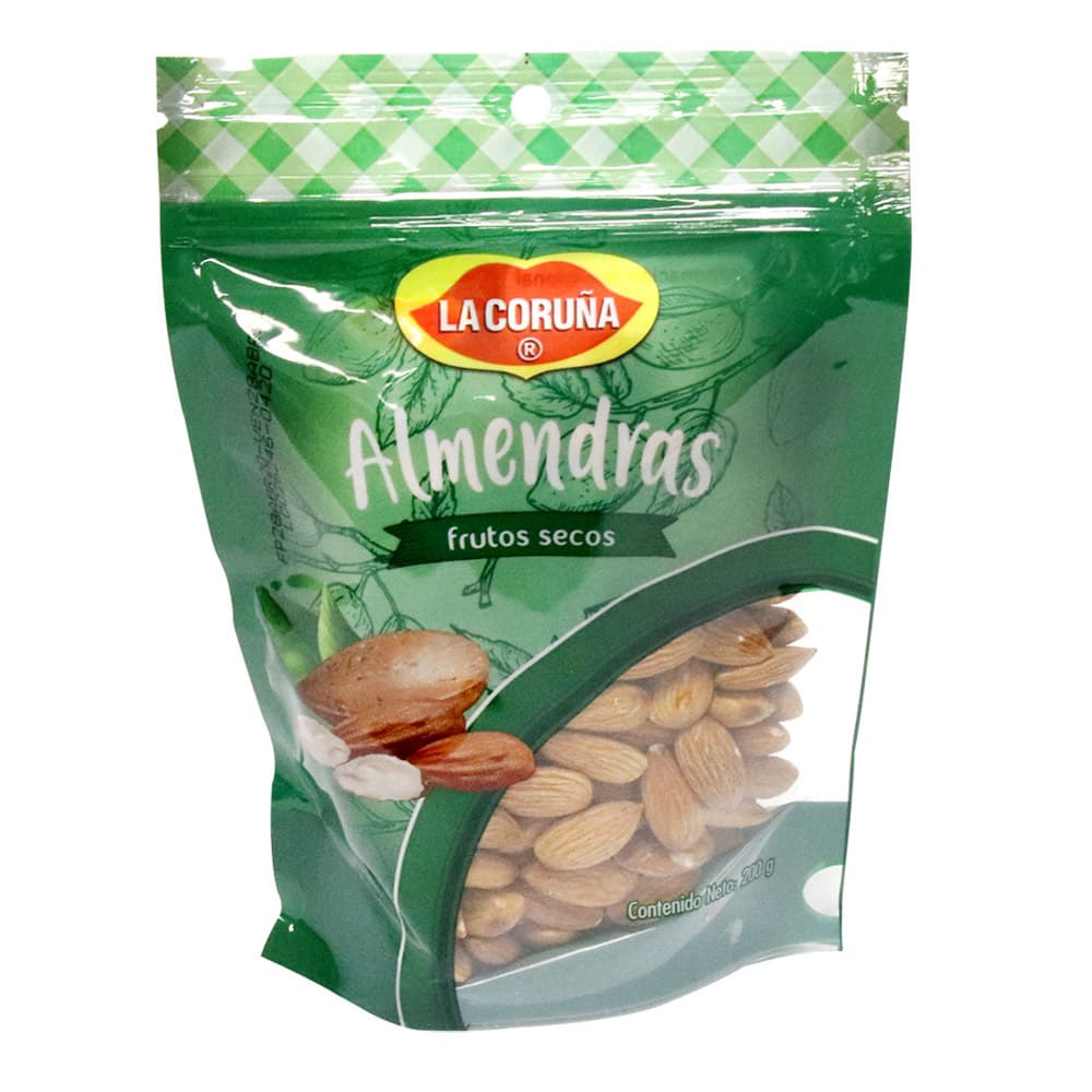 ALMENDRAS NATURALES LA CORUÑA  x 200GR