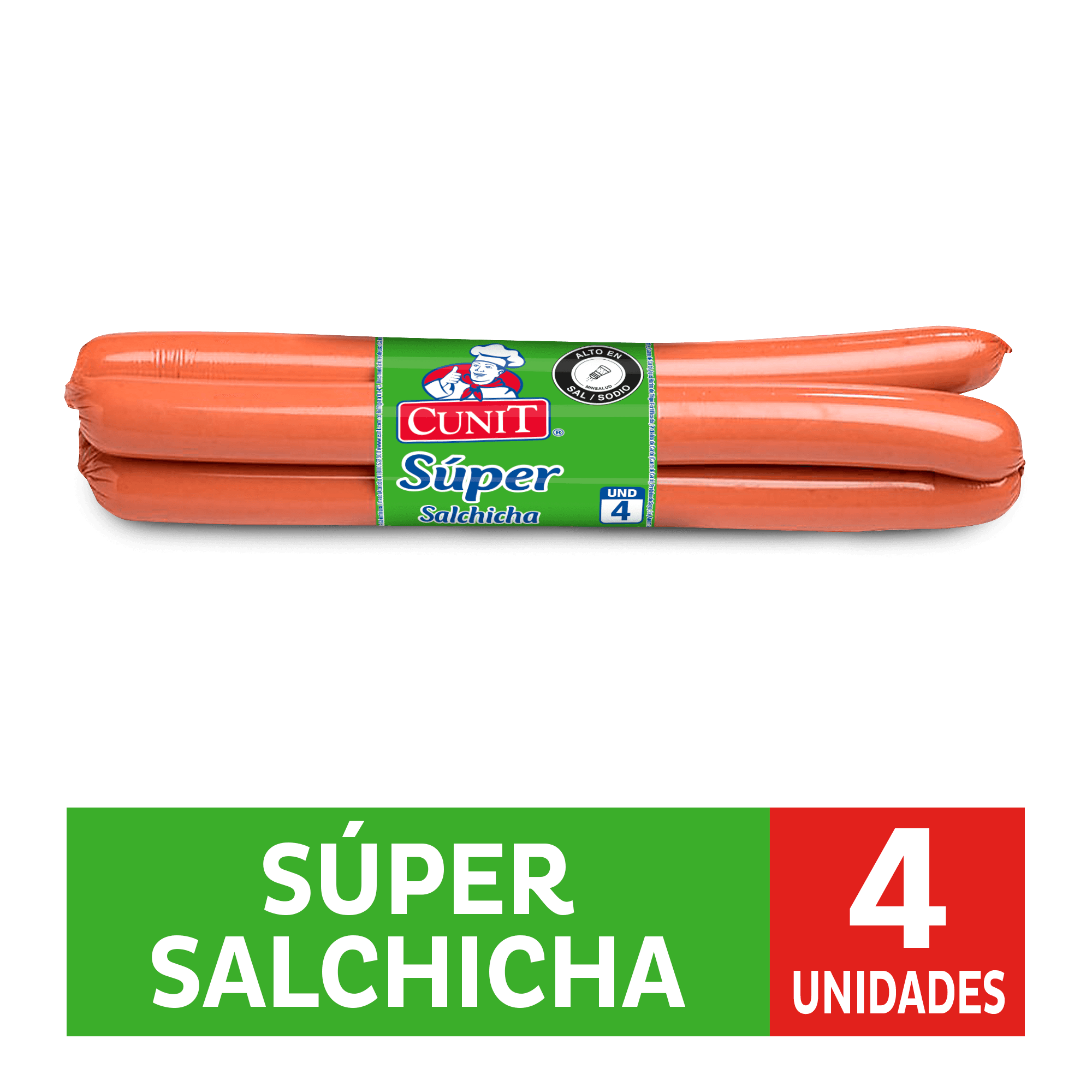 Salchicha Cunit manguera x4und