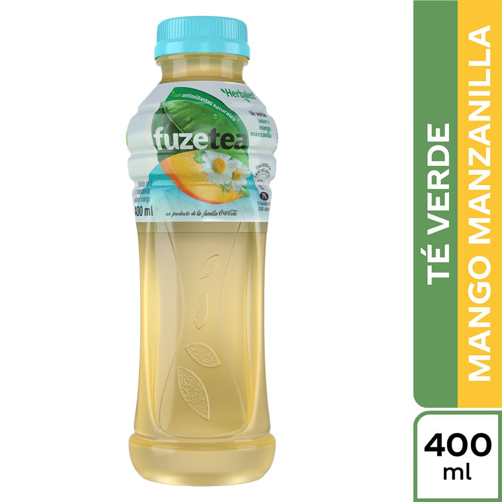 Té verde Fuze Tea mango manzanilla pet x400mL