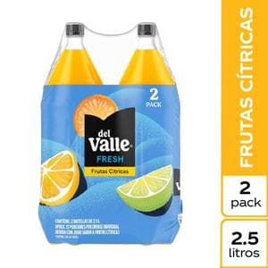 Jugo del valle fresh citrus 2.5lt x2undss