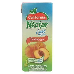 Nectar California light durazno tetrapack x200mL