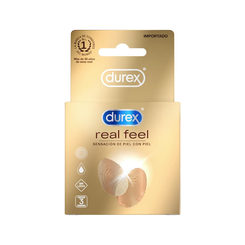DUREX PRESERVATIVO REAL FEEL 3UD