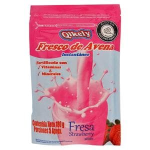 MOD LECHE QIKELY AVENA 180g, FRESA