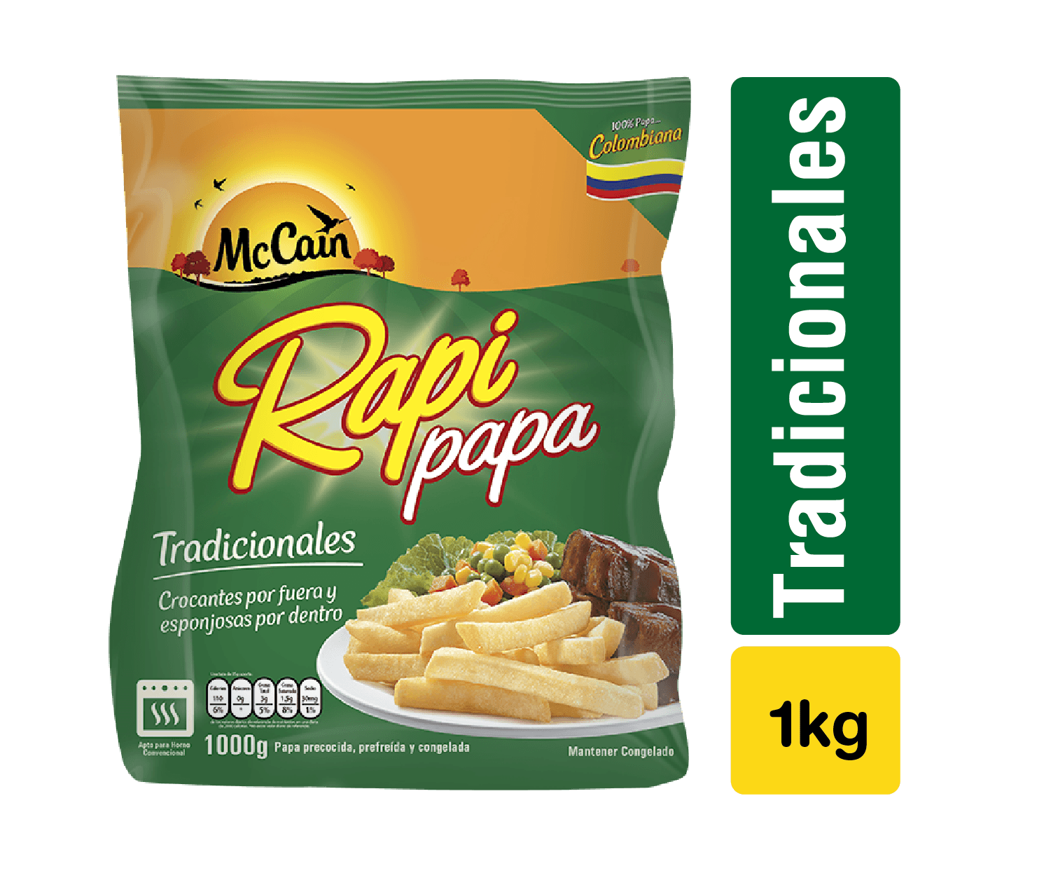 Papa Francesa Rapipapa tradicional bolsa x1Kg
