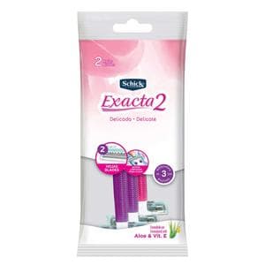 Maquina schick depilación desechable exacta2 x3und