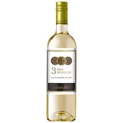 Tres Medallas Santa Rita Sauvignon Blanc Vino Blanco 750 ml