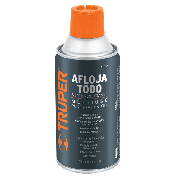 Aceite Afloja Todo en Aerosol Super Penetrante W 345 Ml