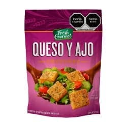 Fresh Gourmet Crutones Sabor Queso y Ajo 142 g