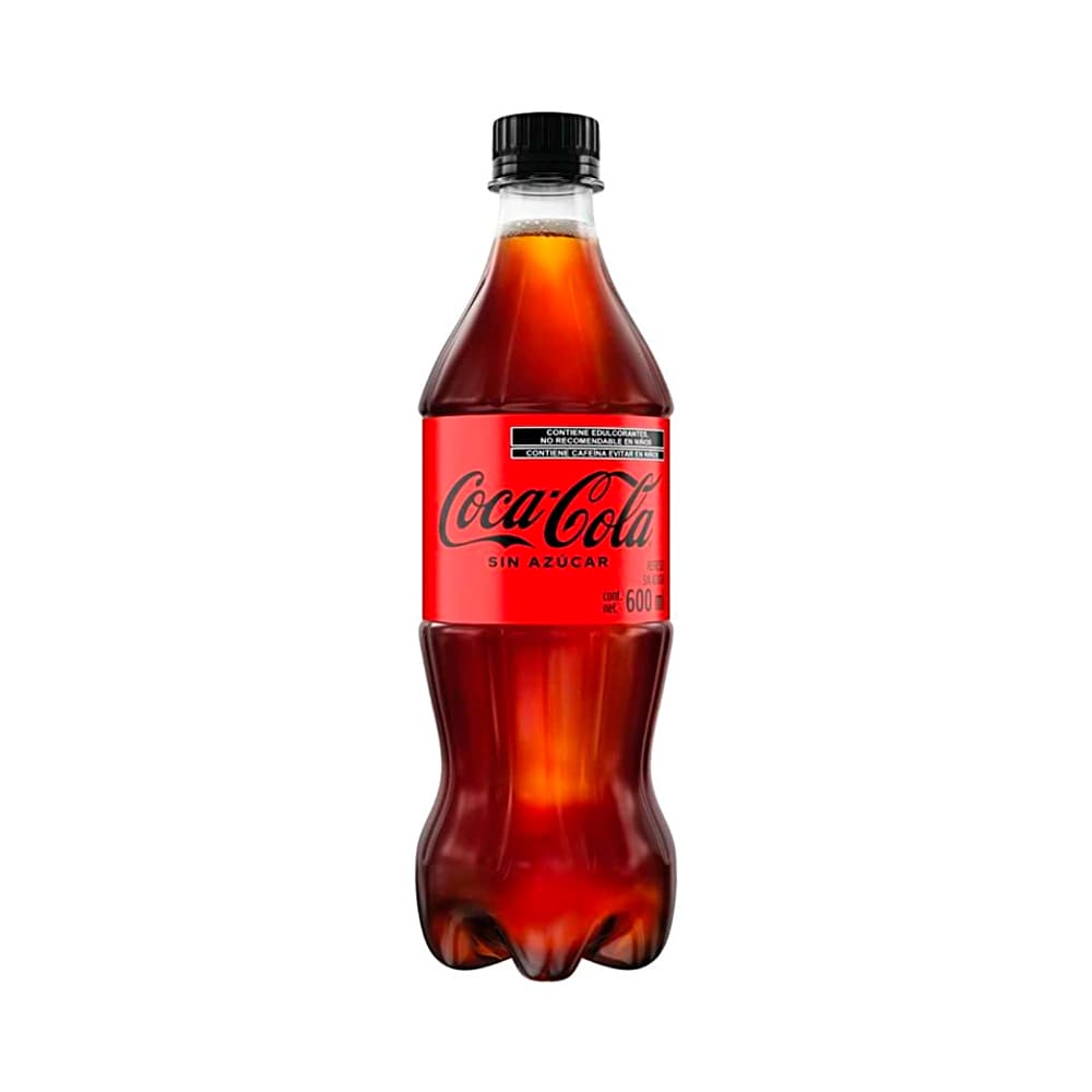 COCA COLA ZERO 600 ML.