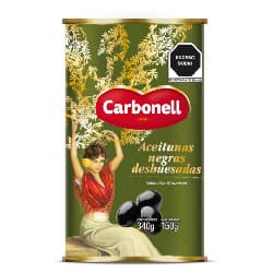 Carbonell Aceitunas Negras sin Hueso 340 g