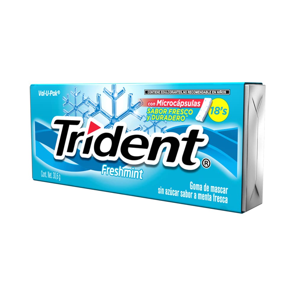 TRIDENT TIBRA EVUP 18'S FRESHMINT      .