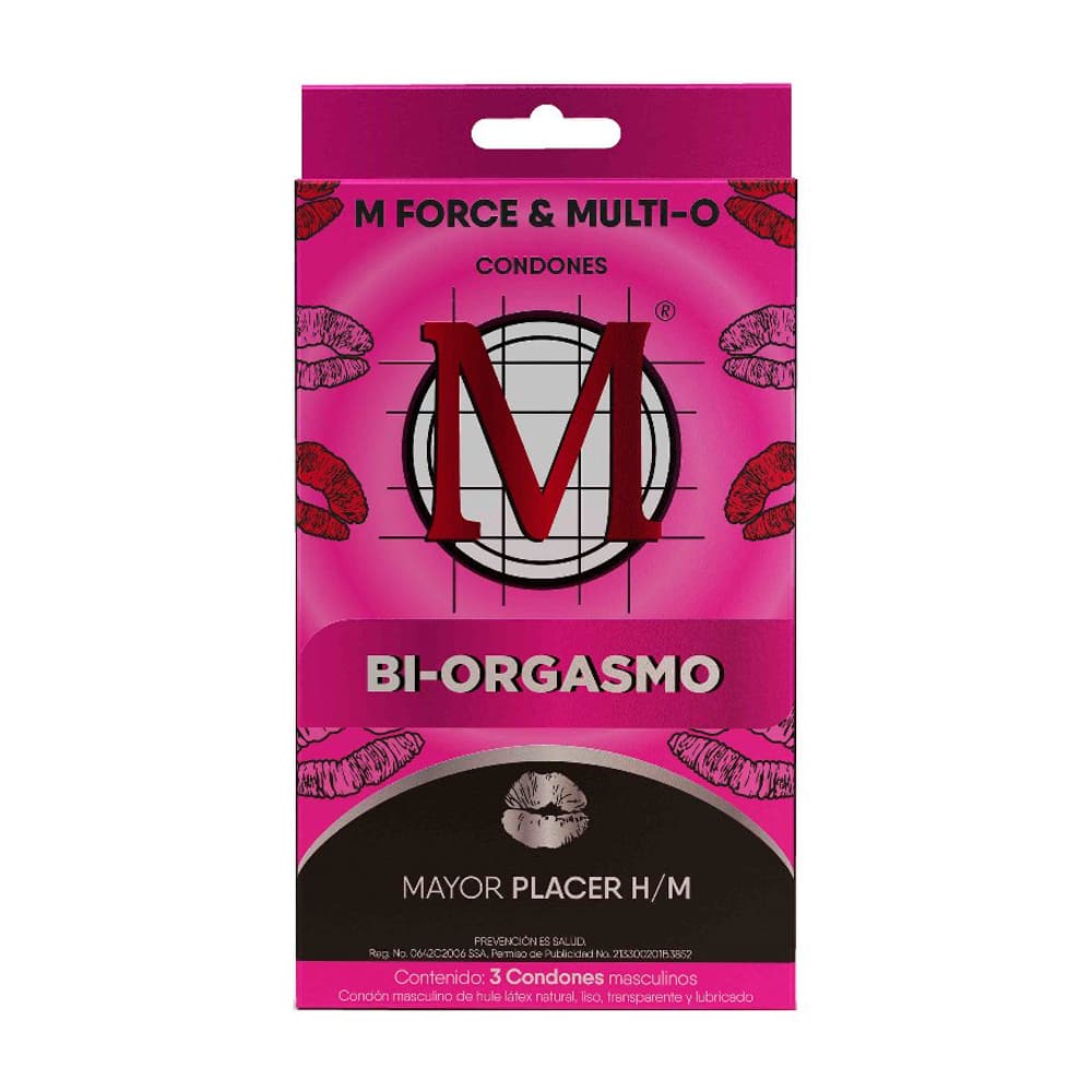 M Condones 3 Piezas